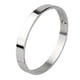 thumbnail image 3 of Brazalete de acero inoxidable brazalete brazalete redondo para hombres 8mm plata, 3 of 3