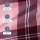 thumbnail image 3 of Juego de sábanas de franela Bare Home Symphony Plaid Pink Full, 3 of 9