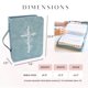 thumbnail image 3 of Funda para Biblia LANDORA & LEAF Grande Azul de Cuero PU, 3 of 8
