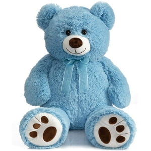 Peluche Con Forma De Oso De Peluche Hollyhome, 36 Pulgadas, Azul