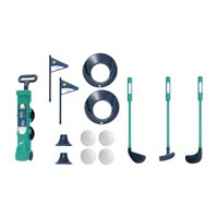 Magideal - Juguete Educativo Palos De Golf Para Niños Juego De Juguetes De Campo De Golf Portátil Juego De Palos De Golf Para Regalo De Cumpleaños Al Aire Libre , Verde