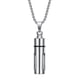 thumbnail image 3 of Vidrio De Acero Inoxidable Contenedor De Contenedor De Tubo De Contenedor De Urn Colgante Colgante De Plata, 3 of 3