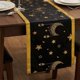 thumbnail image 1 of Camino de mesa para decoración de cocina, largo corredor de poliéster para decoración de fiestas en cocina y comedor dorado 13x63 pulgadas, 1 of 6