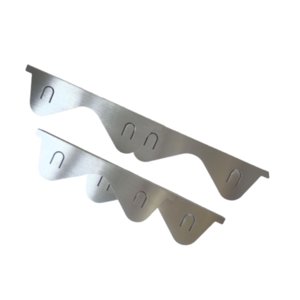 Magideal - Cubierta De Encimera Para Estufas, Relleno De Cocina De Acero Inoxidable, Protector Lateral Fácil De Instalar, Relleno Lateral Resistente Al Calor Fác Plateado