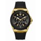 thumbnail image 1 of Reloj GUESS U1049G5, cómodo, negro, de silicona resistente a las manchas, 1 of 4