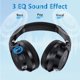 thumbnail image 3 of Auriculares Rebocico Inalámbricos 70H Plegables Hi‑Fi, 3 of 4