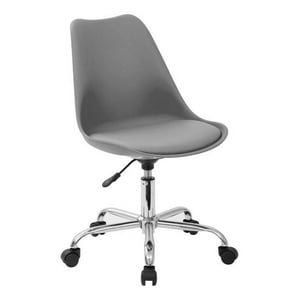 Habita2 Chile - Silla Pc De Escritorio Tulip Acolchada - Gris