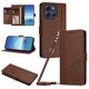 thumbnail image 1 of Funda Cartera Trébol para Motorola Moto G86 con Ranuras Tarjetas y Carga Inalámbrica Marrón, 1 of 6