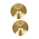 thumbnail image 1 of 2 piezas de platillos de tambor, accesorios de instrumentos de percusión de repuesto de aleación para jugadores principiantes, platillo de práctica , Diámetro 25cm, 1 of 5