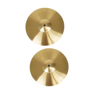 Magideal - 2 Piezas De Platillos De Tambor, Accesorios De Instrumentos De Percusión De Repuesto De Aleación Para Jugadores Principiantes, Platillo De Práctica , Diámetro 25Cm