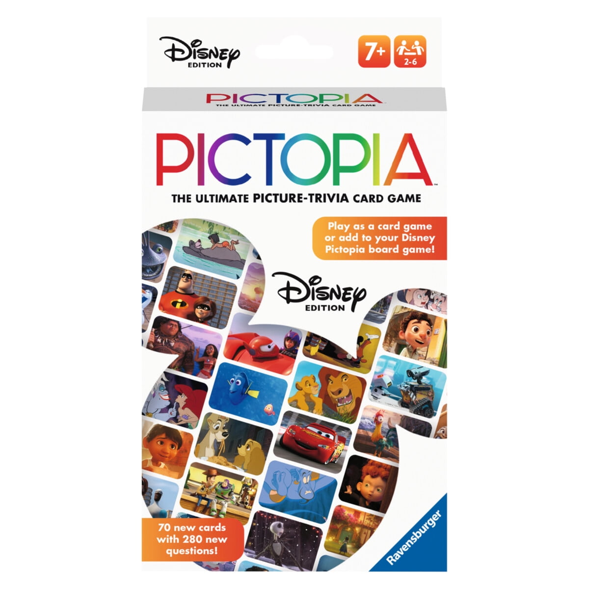 Juego De Cartas Ravensburger Pictopia Disney 26 Jugadores