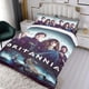 thumbnail image 3 of Britannia Conjunto de sábanas temático, trío de piezas, cómodo y amigable con la piel, diseño único, regalo de decoración para el hogar para familiares, amigos y fans,135cm *200cm, 3 of 6