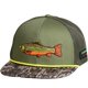 thumbnail image 3 of GORRA SNAPBACK JUVENIL EDTREK Trucha de Arroyo en Camuflaje Oliva, 3 of 6