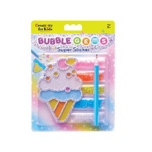 Faber-Castell - Super Sticker Bubble Gems Creativity For Kids Helado