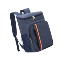 Magideal - Bolsa De Pícnic Al Aire Libre, Mochila Para El Almuerzo, Mochilas De Negocios De Gran Capacidad, Bolsa De Almuerzo Aislada A Prueba De Fugas, Bebida, Azul Oscuro