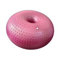 Magideal - Pelota De Ejercicio En Forma De Dona, Pelota De Fitness De 21,65 Pulgadas De Grosor, Pelota De Estabilidad Para Pilates, Yoga, Entrenamiento Básico En Rojo