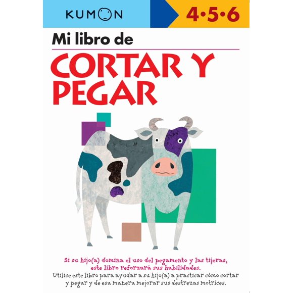 Cuaderno de Trabajo Kumon Publicaciones Norteamérica Cortar y Pegar