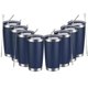 thumbnail image 1 of Vaso termo MEWAY 568 ml, pack de 8, azul marino, con tapa y pajilla, 1 of 9