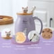 thumbnail image 2 of Taza de café BignoseDeer Cat Kawaii de cerámica con infusor de 380 ml, 2 of 8