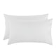 thumbnail image 1 of Fundas de almohada, protectores de almohada, algodón egipcio de 250 hilos, juego de 2, tamaño Queen (50,8 x 76,2 cm), color lila, 1 of 5