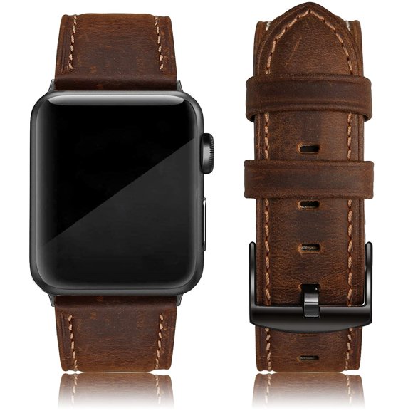 Correas de piel compatibles con Apple Watch de 42 mm y 44 mm - EDIMENS