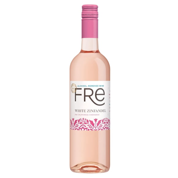 Sutter Home Fre White Zinfandel de Viñedos de California - Aromas Fragantes a Fresa con Final Agradable y Persistente (1 Unidad, White Zinfandel)