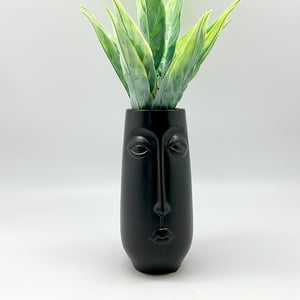 Colateral - Florero Caras Negro