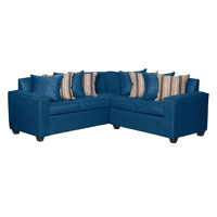 Ruzam Mobel - Seccional 5 Cuerpos Roses Azul Lino