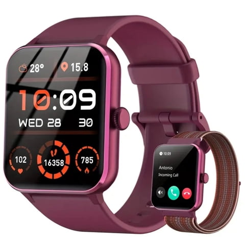 Smartwatch Blackview R50 1.85 Bt Llamadas Red Wine