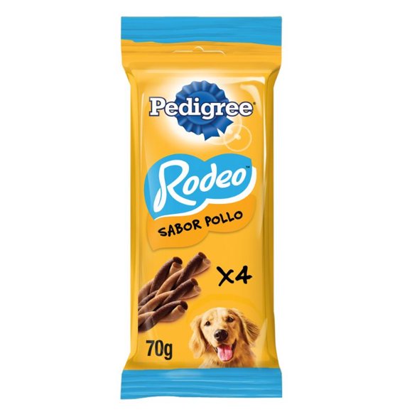 Snack Perro Adulto Rodeo Sabor Pollo Bolsa, 70 g