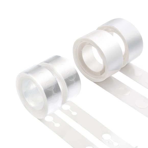 Kit de Arco de Globos XLSFPY 2 Rollos de Cinta de 5 m con Puntos de Pegamento