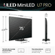 thumbnail image 2 of Televisor Hisense 75" ULED 4K GoogleTV PRO - Caja Reciclada, 2 of 5