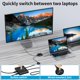 thumbnail image 4 of Switch USB C MLEEDA KVM 8K@60Hz 10Gbps Carga 100W, 4 of 9