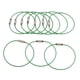 thumbnail image 5 of La etiqueta del equipaje del lazo del alambre del cable 10pcs coloca las correas del alambre de acero inoxidable verde, 5 of 6