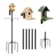 thumbnail image 1 of Poste para Comedero de Pájaros NestShld 241 cm (95 pulg.) Base de 5 Puntas, 1 of 6