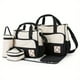 thumbnail image 5 of Hot-selling Fashion Oblique Span Waterproof Mommy Bag Five-piece Set Multi-functional Large-capacity Mother Bag One-shoulder Portable Mother And Baby Bag Diaper Bag, 5 of 5