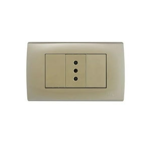 Art Dna - Enchufe Simple 10A Dorado A83-P06