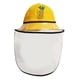 thumbnail image 4 of Sombrero De Doble Protección Para Bebés Con Cubierta Facial A Prueba De Polvo Anti-escupir Amarillo-S, 4 of 5
