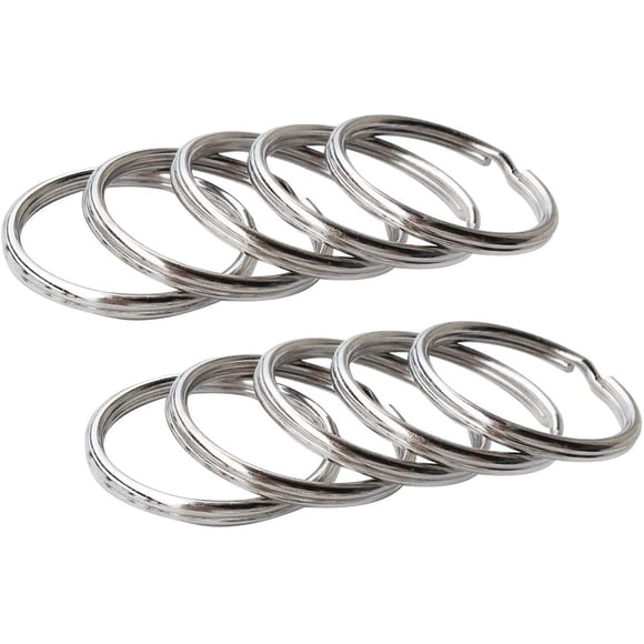 Llavero HoAoOo de Metal Plateado 32mm Paquete de 100