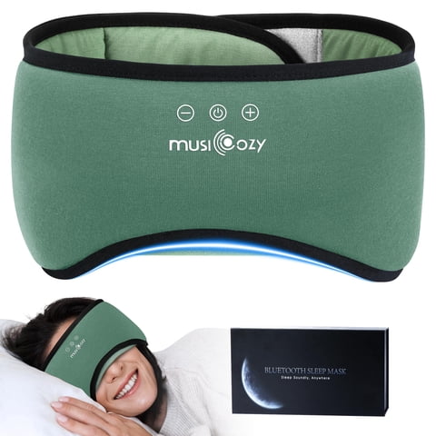 Sleep Headphones Musicozy Bluetooth 5.4 Antifaz Para Dormir,