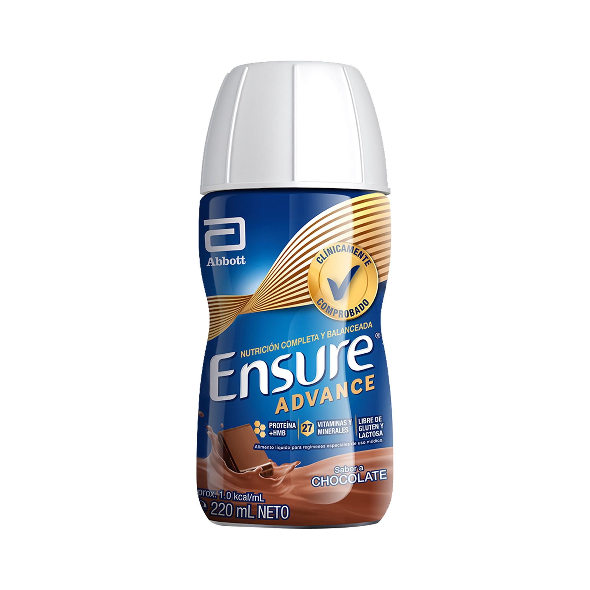 Alimento Líquido Advance Sabor Chocolate Botella 237 ml Ensure