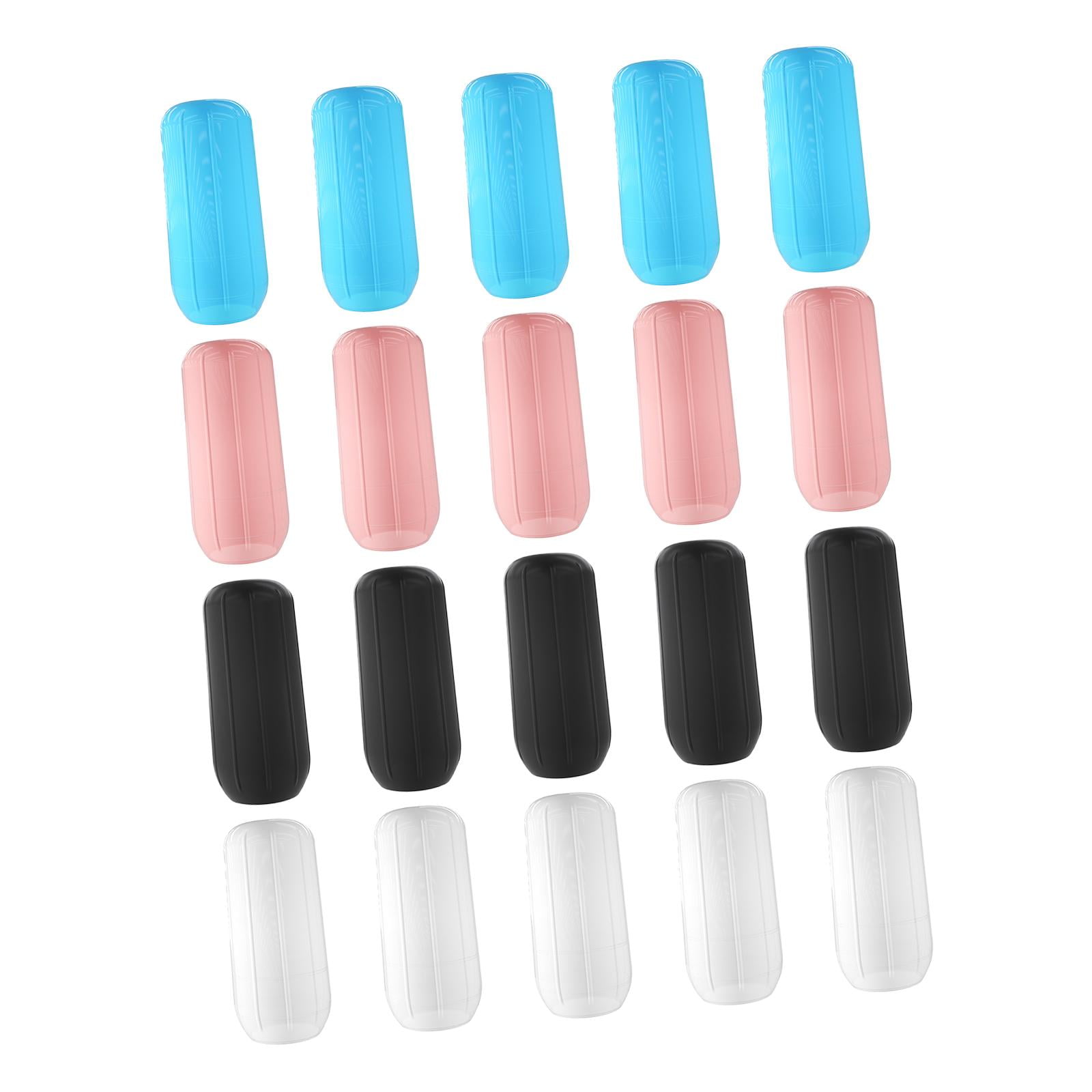 Ioensy - 20 Piezas De Fundas De Silicona Para Botellas, Funda Protectora, Fundas De Silicona A Prueba De Fugas