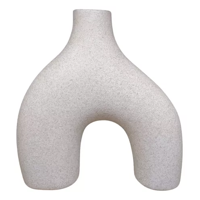 Genérico - Florero Vintage Ceramica Moderno Blanco