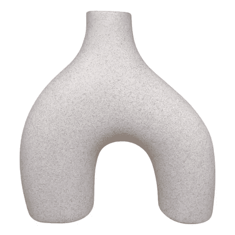 Genérico - Florero Vintage Ceramica Moderno Blanco