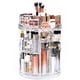 thumbnail image 1 of Organizador de maquillaje, organizador de cosméticos giratorio de 360 grados, vitrina ajustable, compatible con joyas, brochas de maquillaje y labiales, acrílico transparente., 1 of 5