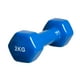 thumbnail image 1 of Mancuerna Vinilo 2 Kg Color Azul, 1 of 2
