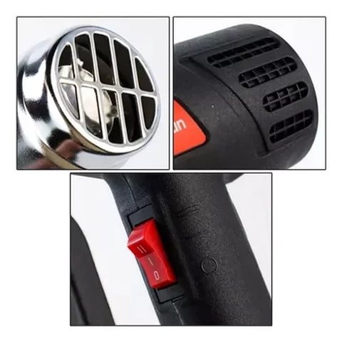 León Import - Pistola Calor 2000W Multifuncional Aire Caliente 85A-1