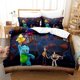 thumbnail image 1 of Toytory 3 PCS Comforter Set with 2 Pillowcases,Toytory Bedding Set Sheet Set for Kids Adults,All Season Lightweight, 1 of 5