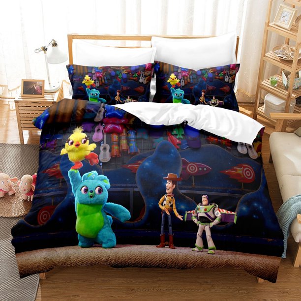 Toytory 3 PCS Comforter Set with 2 Pillowcases,Toytory Bedding Set Sheet Set for Kids Adults,All Season Lightweight