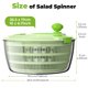 thumbnail image 4 of Ensaladera giratoria Vihoom 4.4 QT con cuenco y cesta, 4 of 6